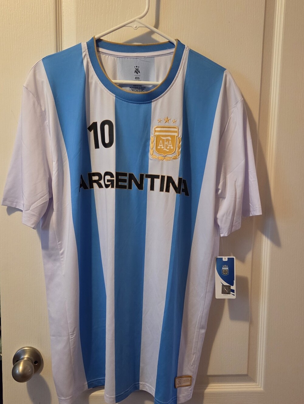 Argentina Messi 10 Soccer Jersey